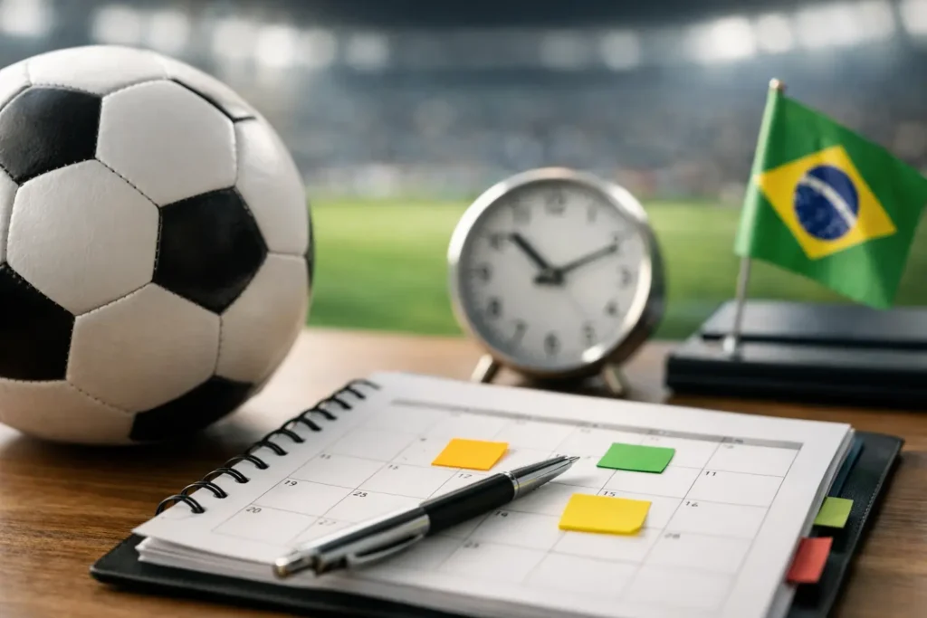 Calendário futebol brasileiro 2026 tem datas-chave