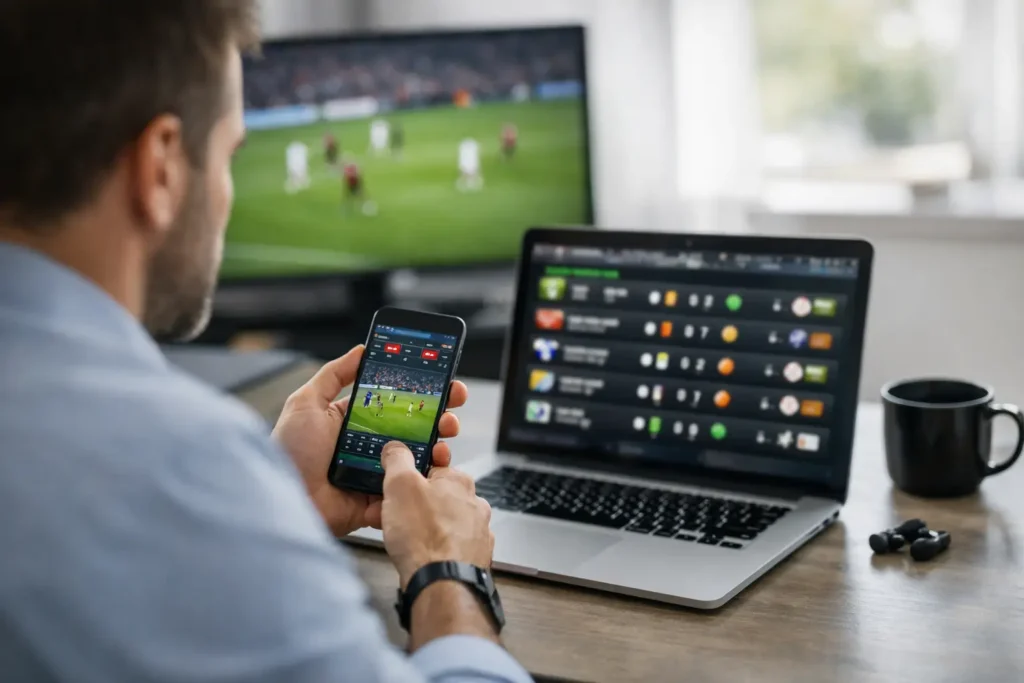 Como acompanhar placares ao vivo sem perder nada