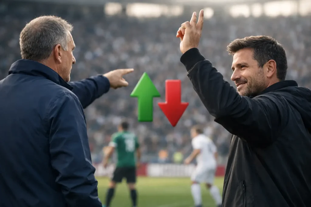 Desempenho dos técnicos na rodada