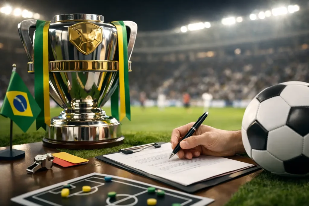 Guia do regulamento da Copa do Brasil em 2026