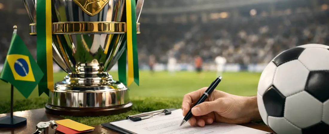 Guia do regulamento da Copa do Brasil em 2026